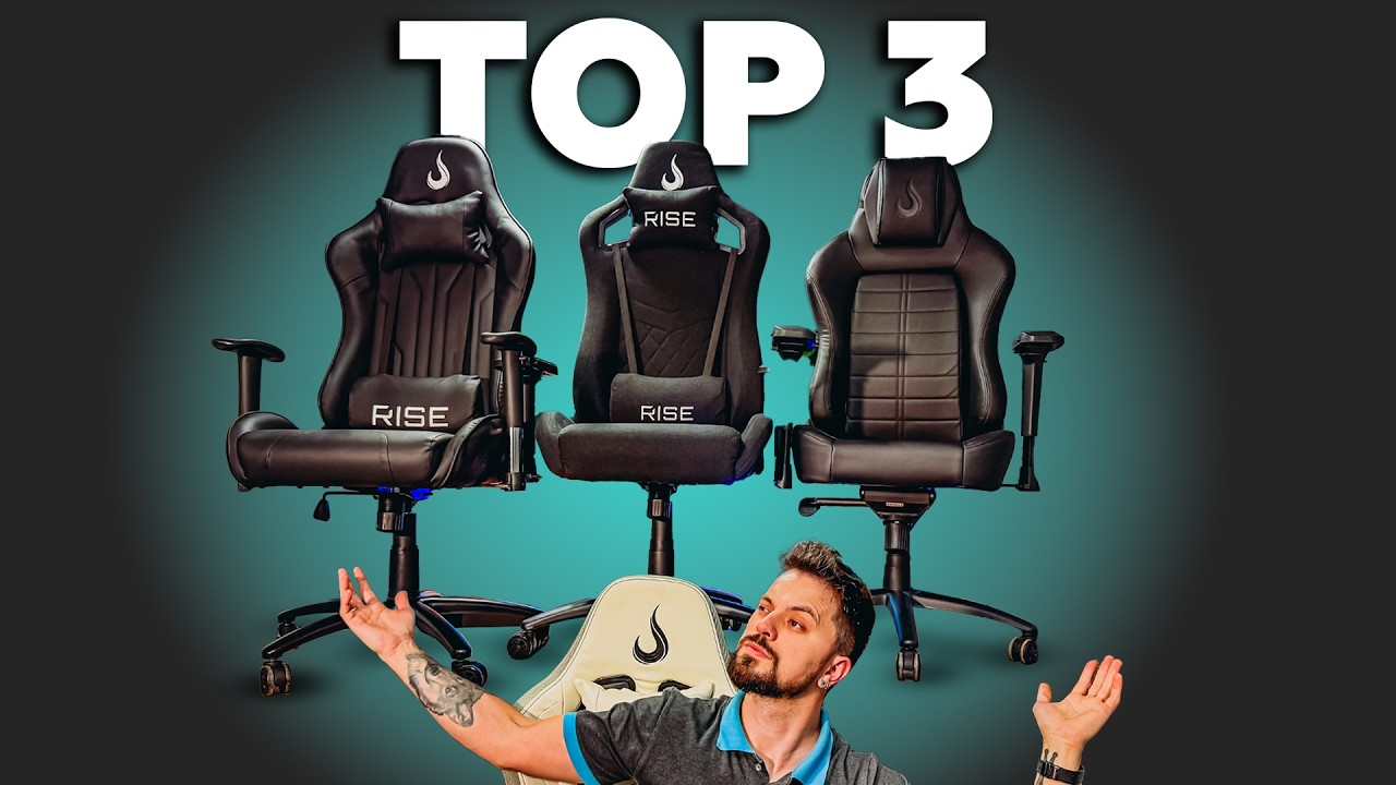 NOSSO TOP 3 CADEIRAS GAMER RISE MODE