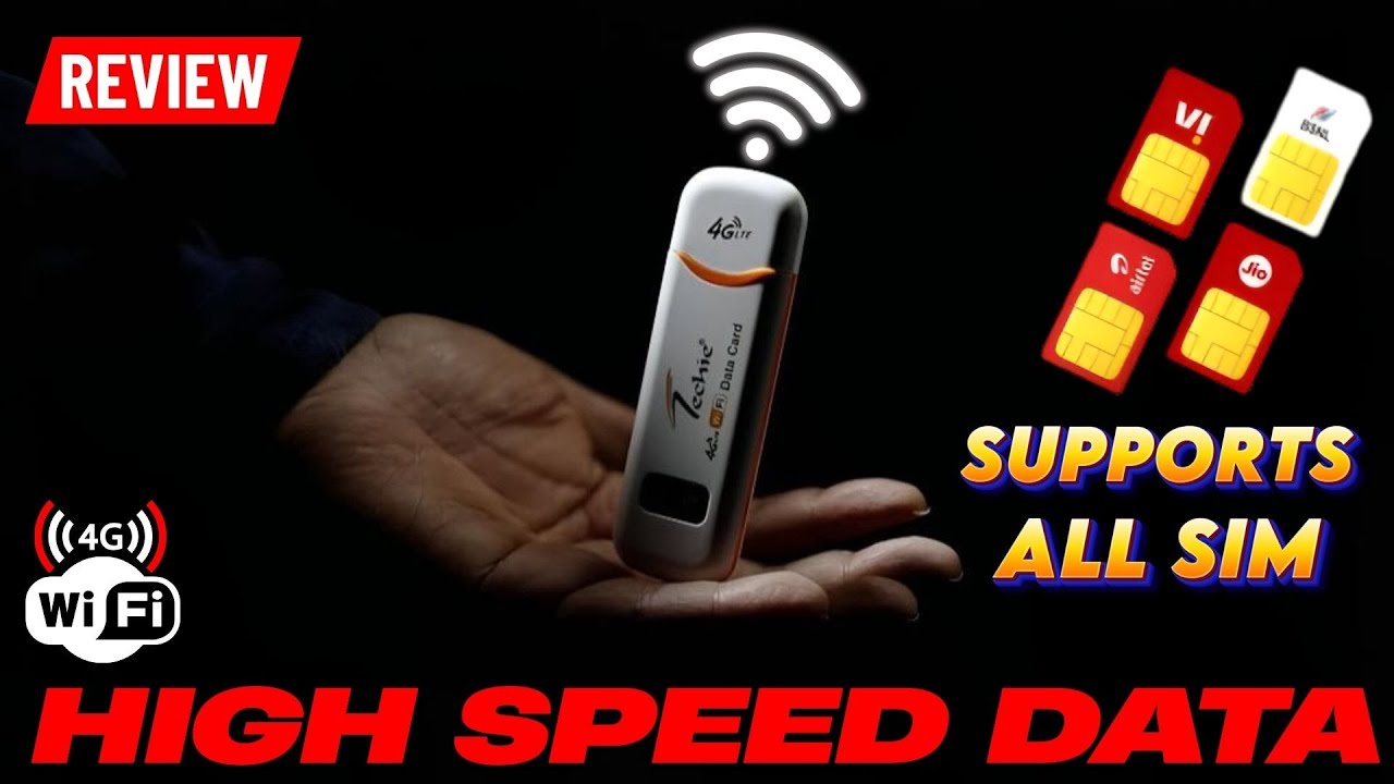 Best 4G WiFi Dongle for home 📶 Cheap portable WiFI Dongle 🔥 Best SIM based WiFi dongle under 2000 🌐