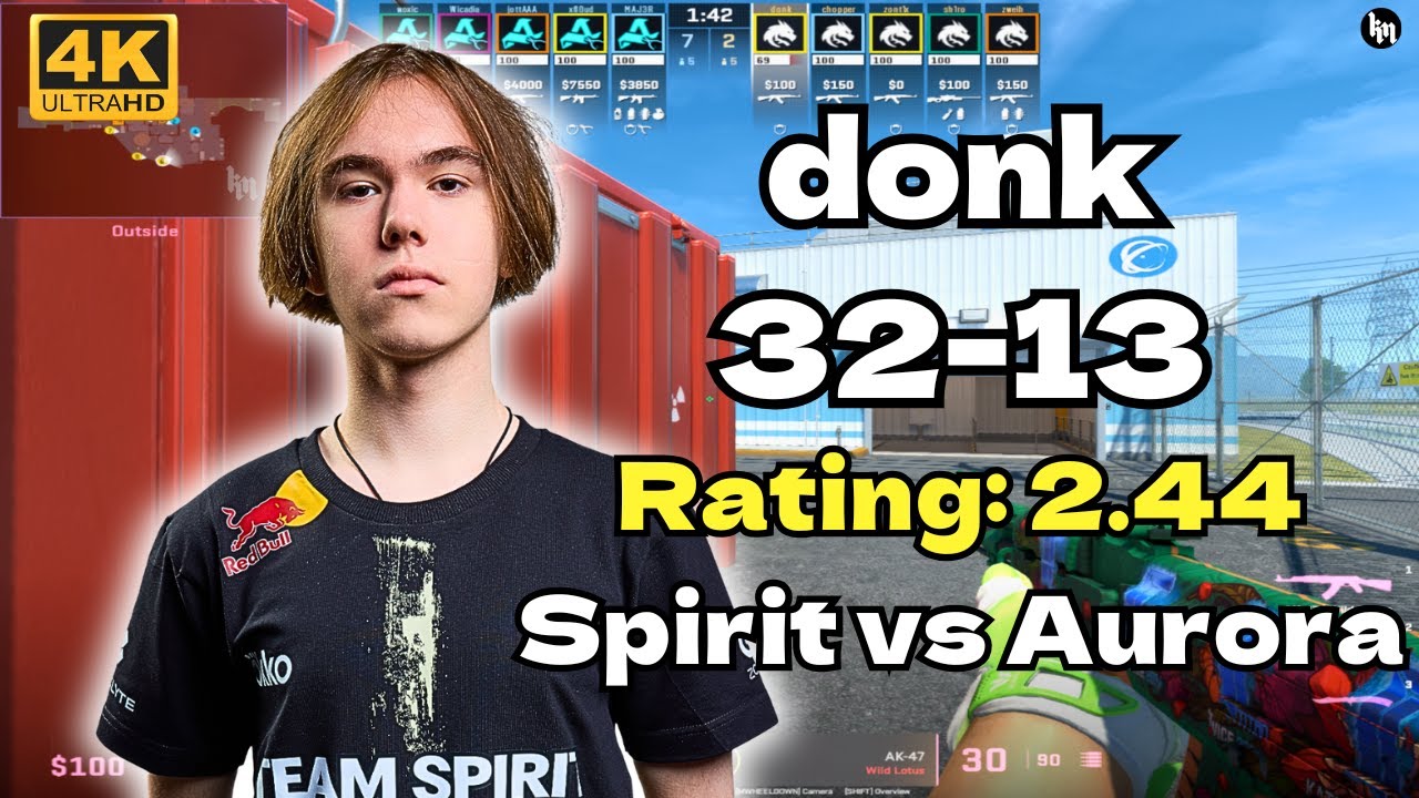 🔥donk (32-13) Spirit vs Aurora (NUKE) | IEM Cologne 2025 | July 28, 2025 | CS2 POV