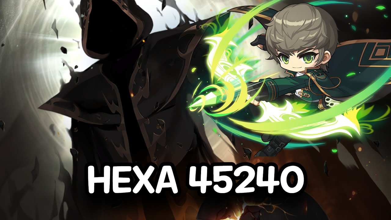[메이플] HEXA 45240 윈드브레이커 검은 마법사 솔플