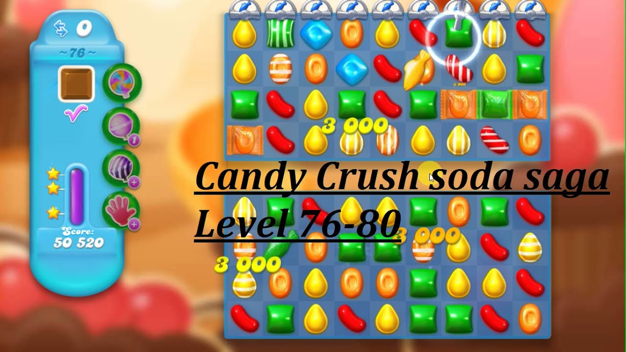 Candy Crush Soda Saga Level 76-80 Android Gameplay 2020 || Shreya Gaming