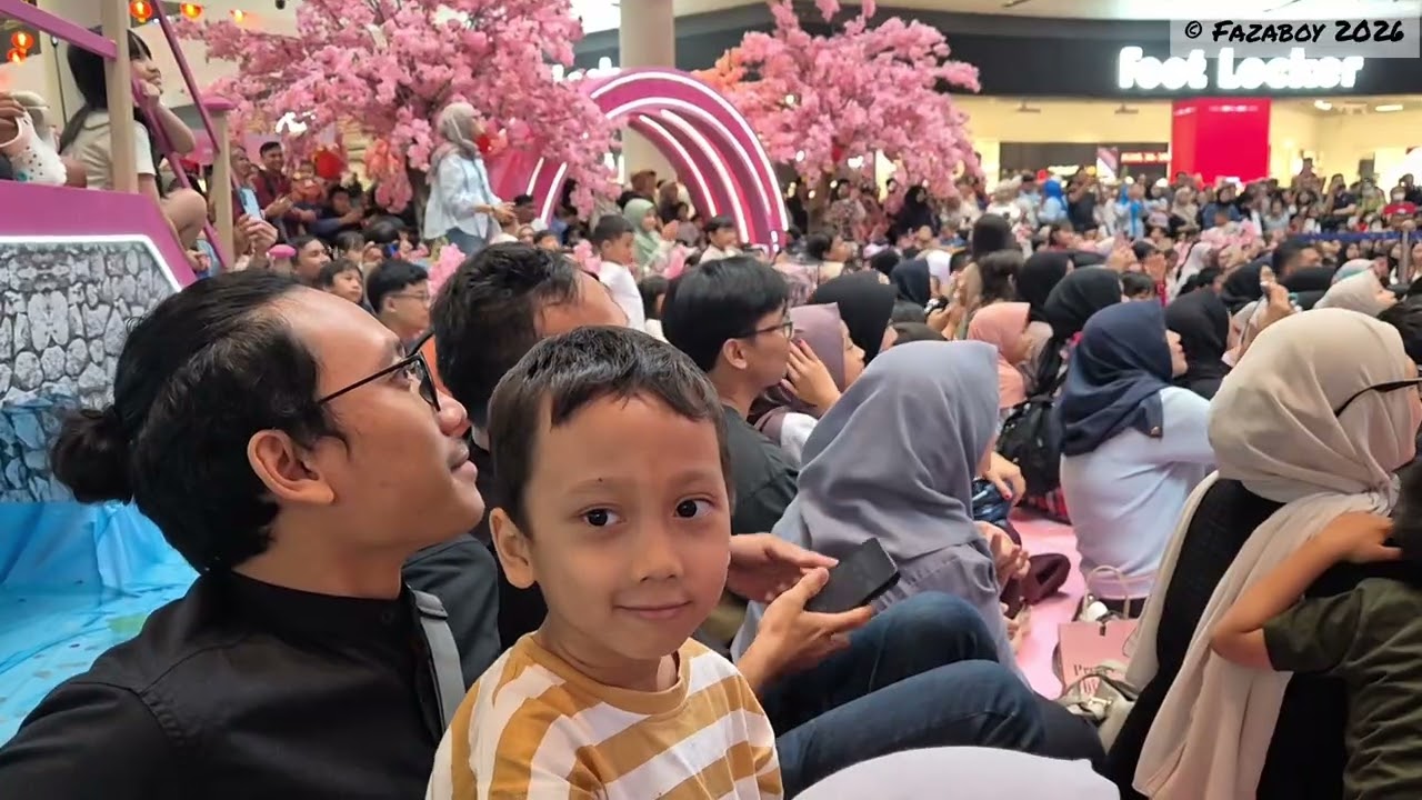 Pertunjukan Barongsai Tonggak di Mall Summarecon Bandung 31 Januari 2026
