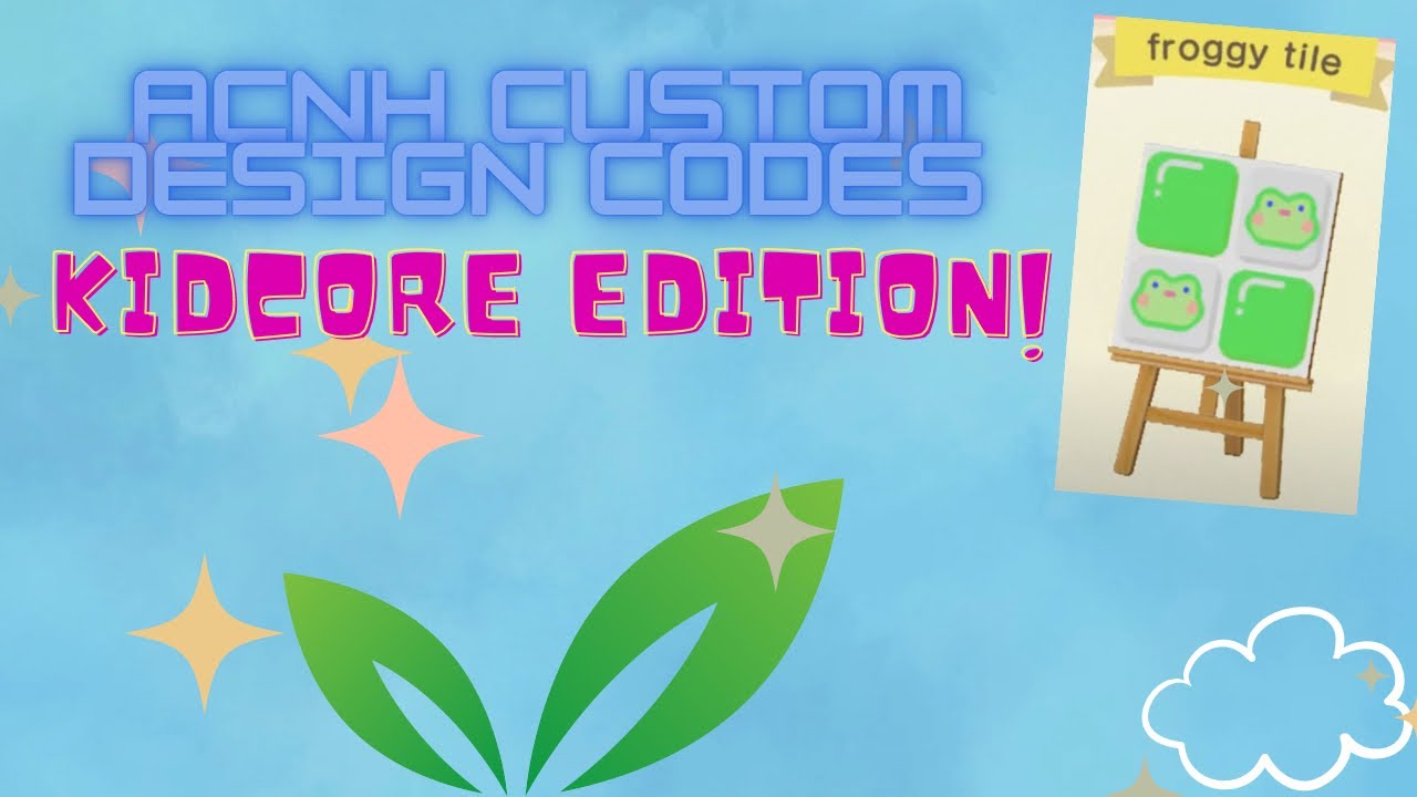 Kidcore Custom Design Codes ACNH 2023
