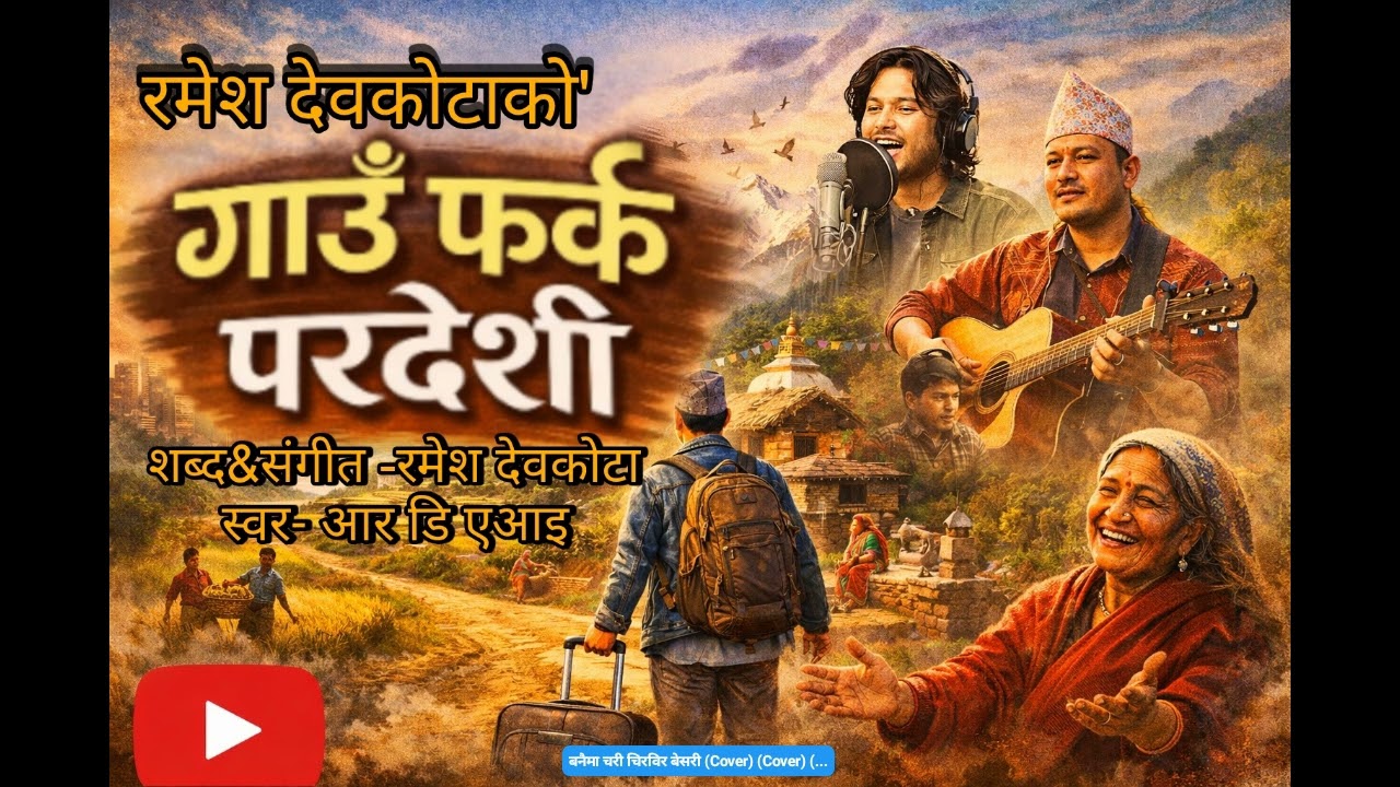 गाँउ फर्क परदेशी /Gaun Farka Pardeshi/New Nepali song 2025