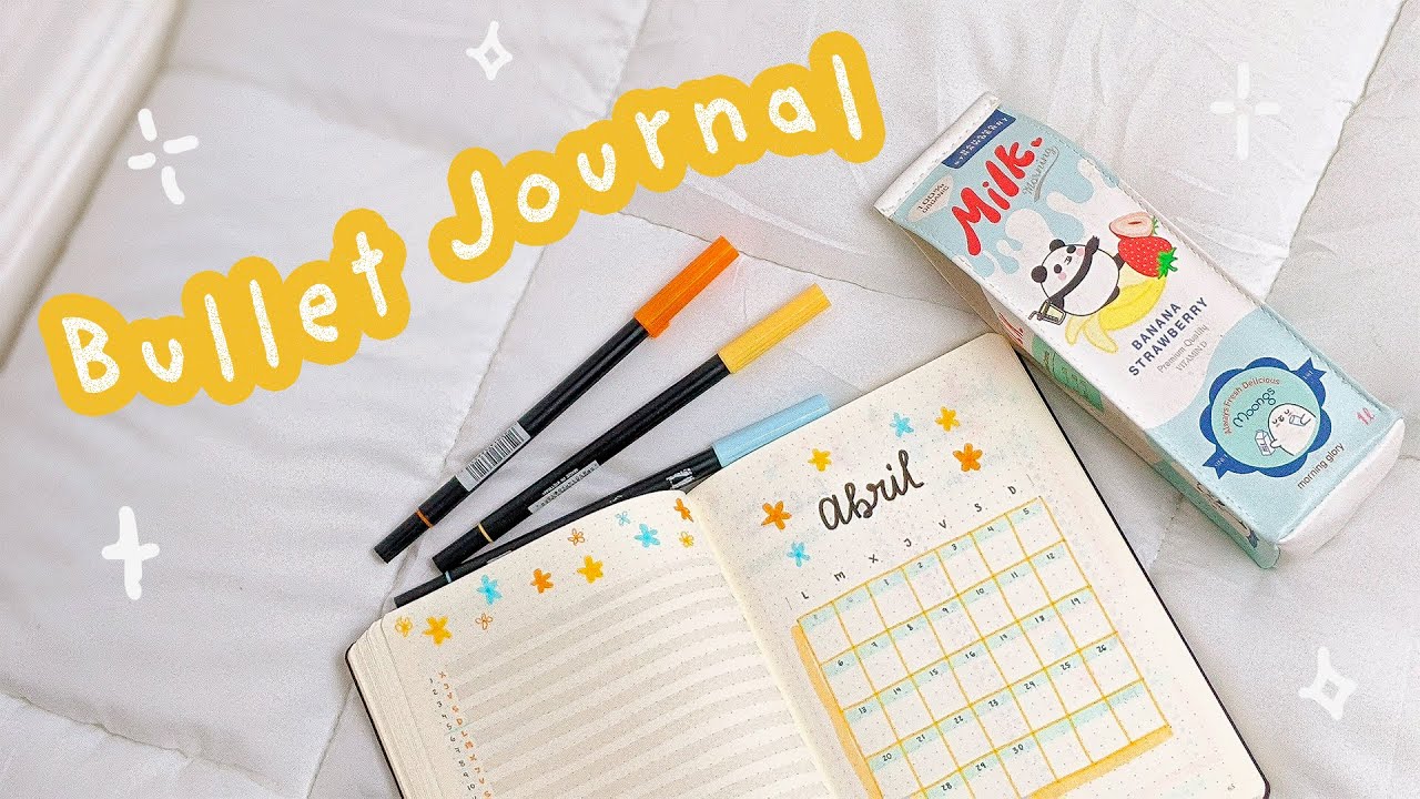 BULLET JOURNAL sin lettering ☆ Abril 2020