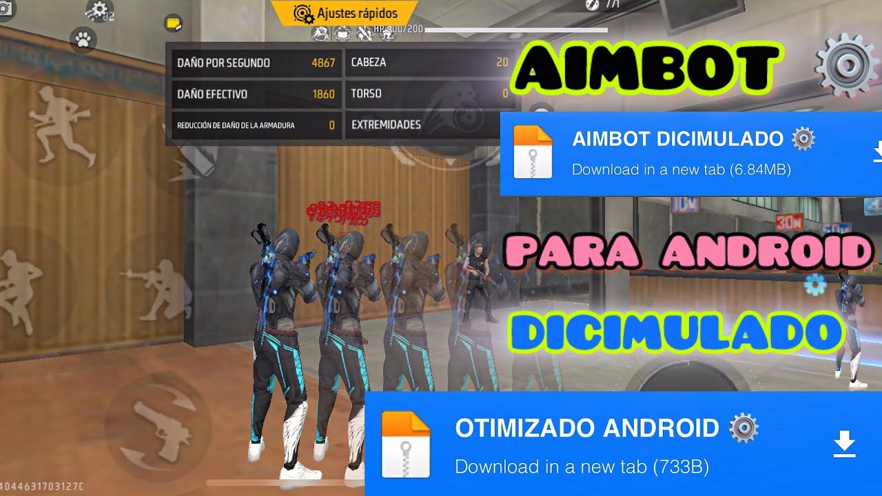 AIMBOT 100% DICIMULADO PARA ANDROID ⚙️