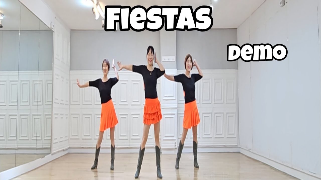 Fiestas - Line Dance (Demo)/Beginner/Ivonne Verhagen/Colin Ghys