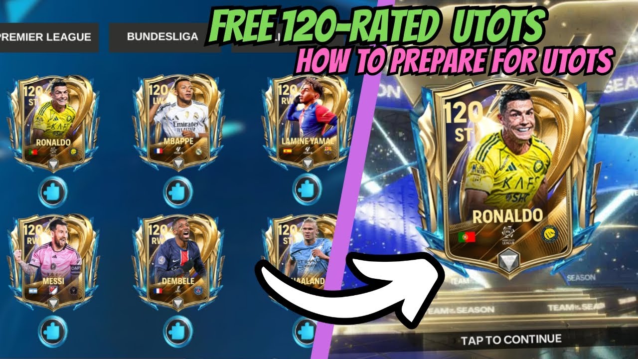 How To Prepare For UTOTS! Free 120 OVR UTOTS | Fc Mobile