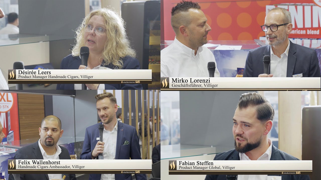 Villiger InterTabac 2025: snTV-Messeinterviews mit D. Leers, M. Lorenzi, F. Steffen & F. Wallenhorst