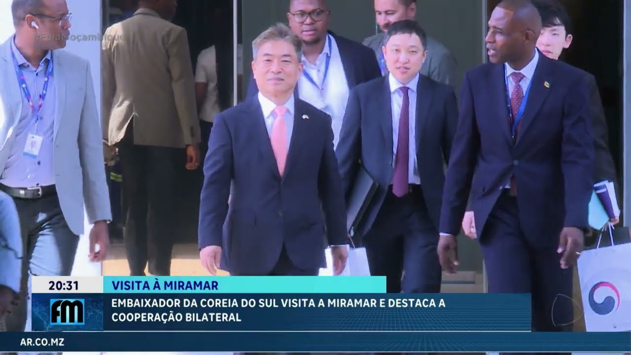 Embaixador da Coreia do Sul visita TV MIRAMAR e destaca cooperação bilateral