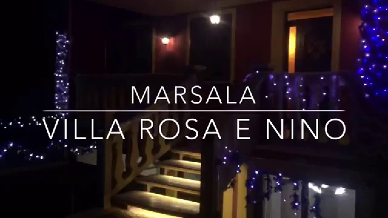 Marsala, Villa Rosa e Nino, la casa delle mille luci di Natale