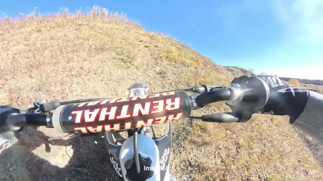 Messing around on the pitbike Kawasaki 110 #dirtbike #race #sports #wheelie #pitbike #mx 