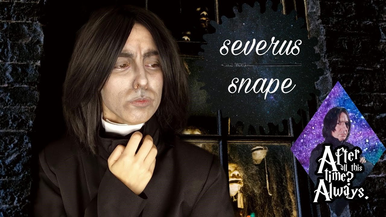 COMO HACER LA CARACTERIZACION DE  Severus Snape|HARRY POTTER |VEROFREELANCE