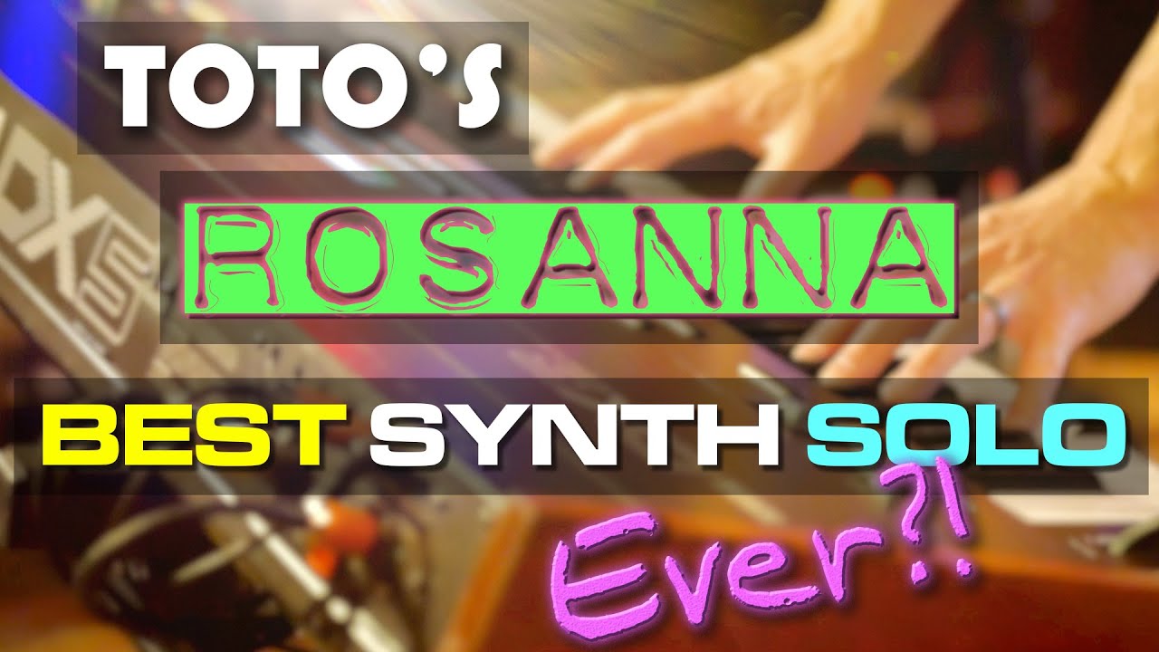 Toto Rosanna - Best Keyboard & Synth Solo of All Time?