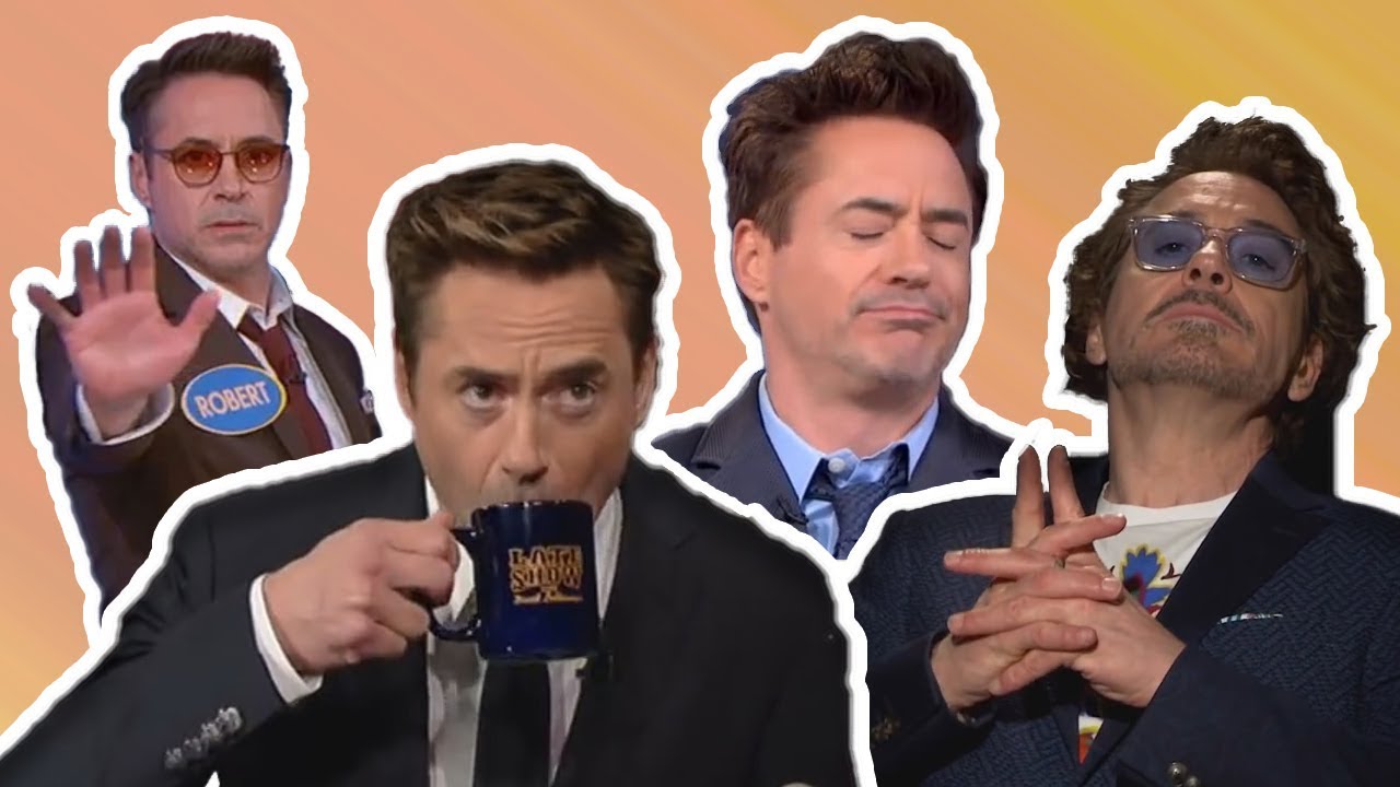 TONY STARK ACTING LIKE ROBERT DOWNEY JR  (well he is basically him)