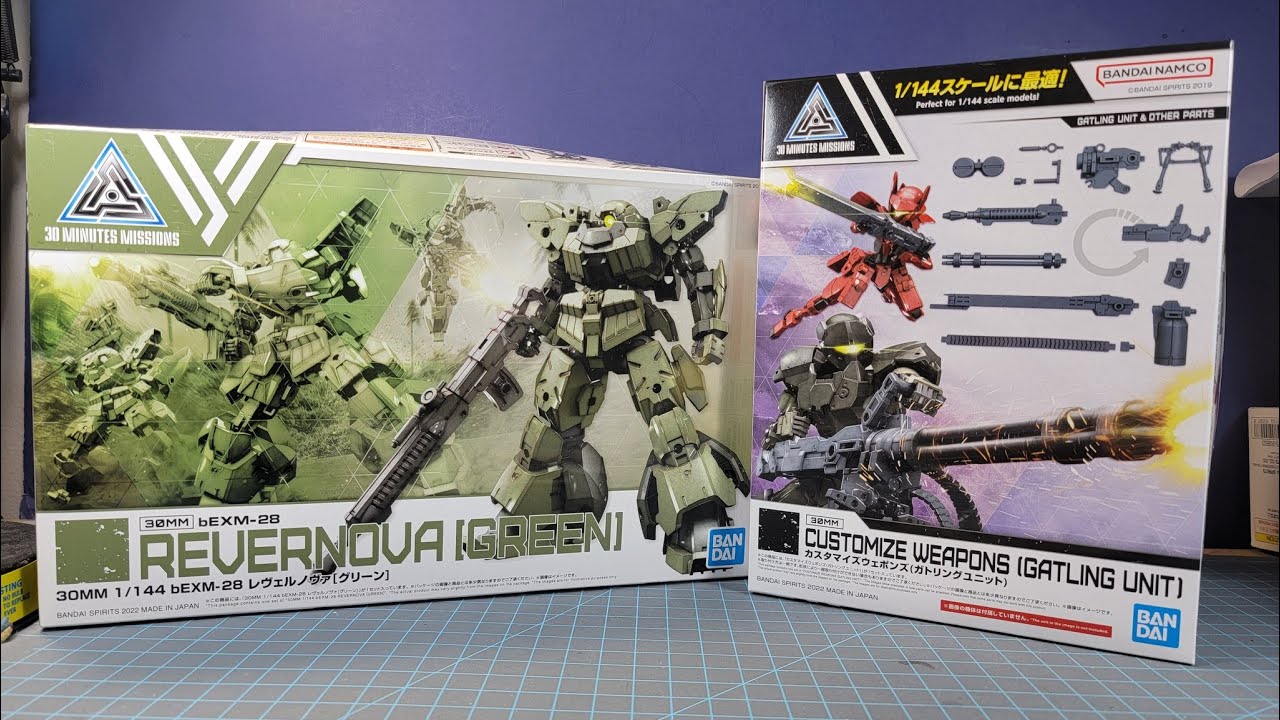 *BandaiModels* 30 MM BEXM-28 Revernova & Gatling Unit set - Part 1