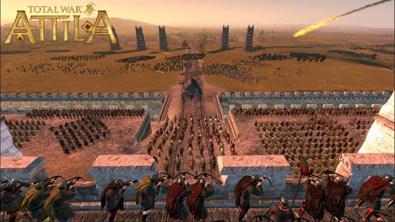 Barbarians Siege Constantinople! - 2 Pros vs 2 Noobs Siege - Total War Attila!