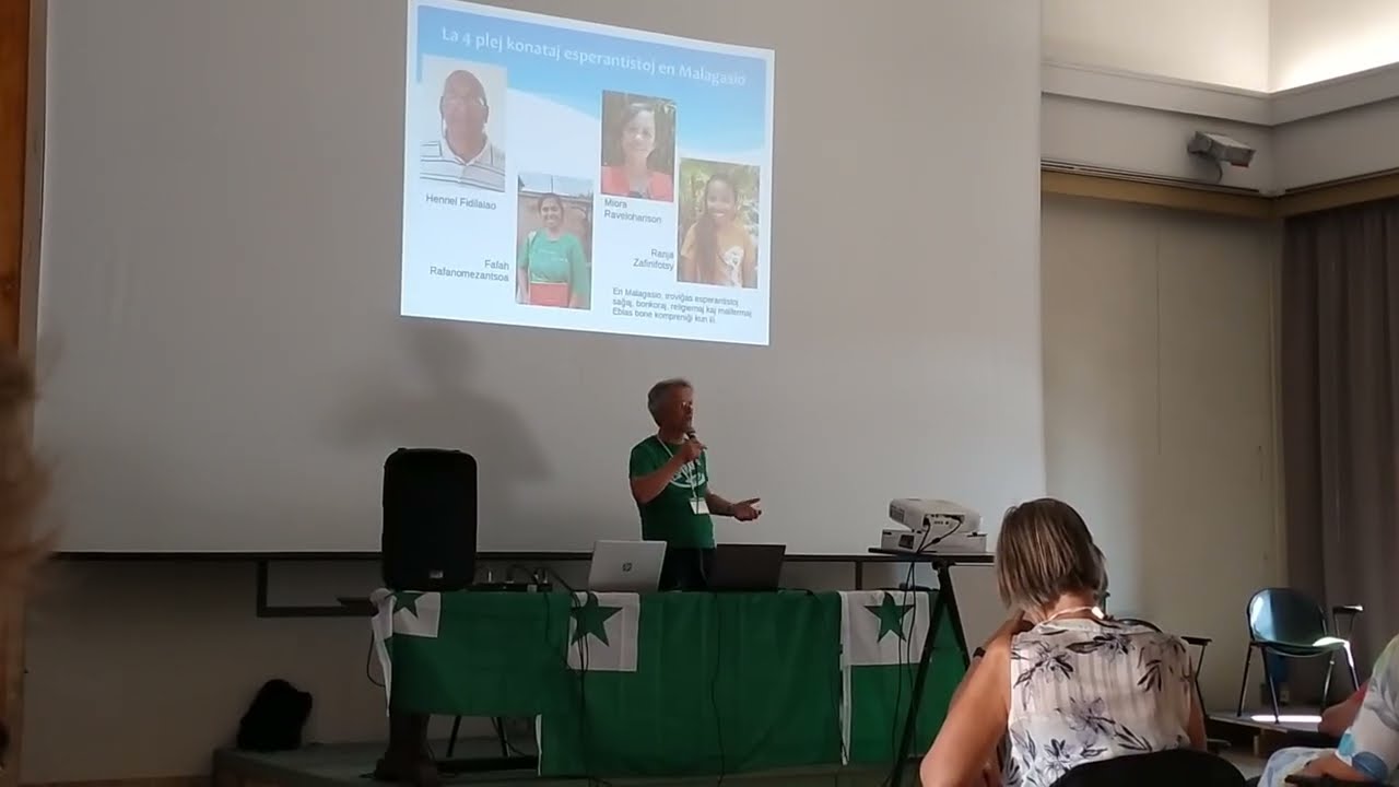 Ulrich Matthias prelegas pri Esperantistoj de Malagasio