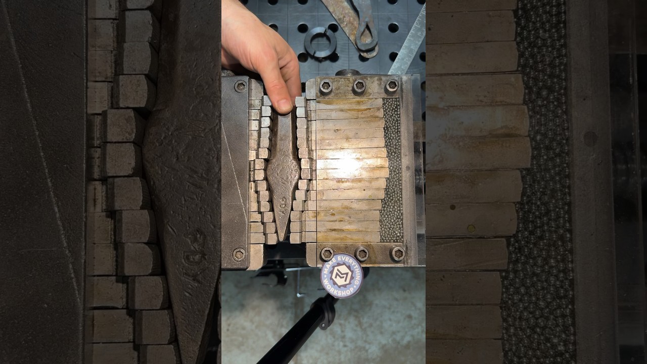 Vice that can hold any shape! #adaptivejaw #restoration #machineshop #engineering #diy #workshop