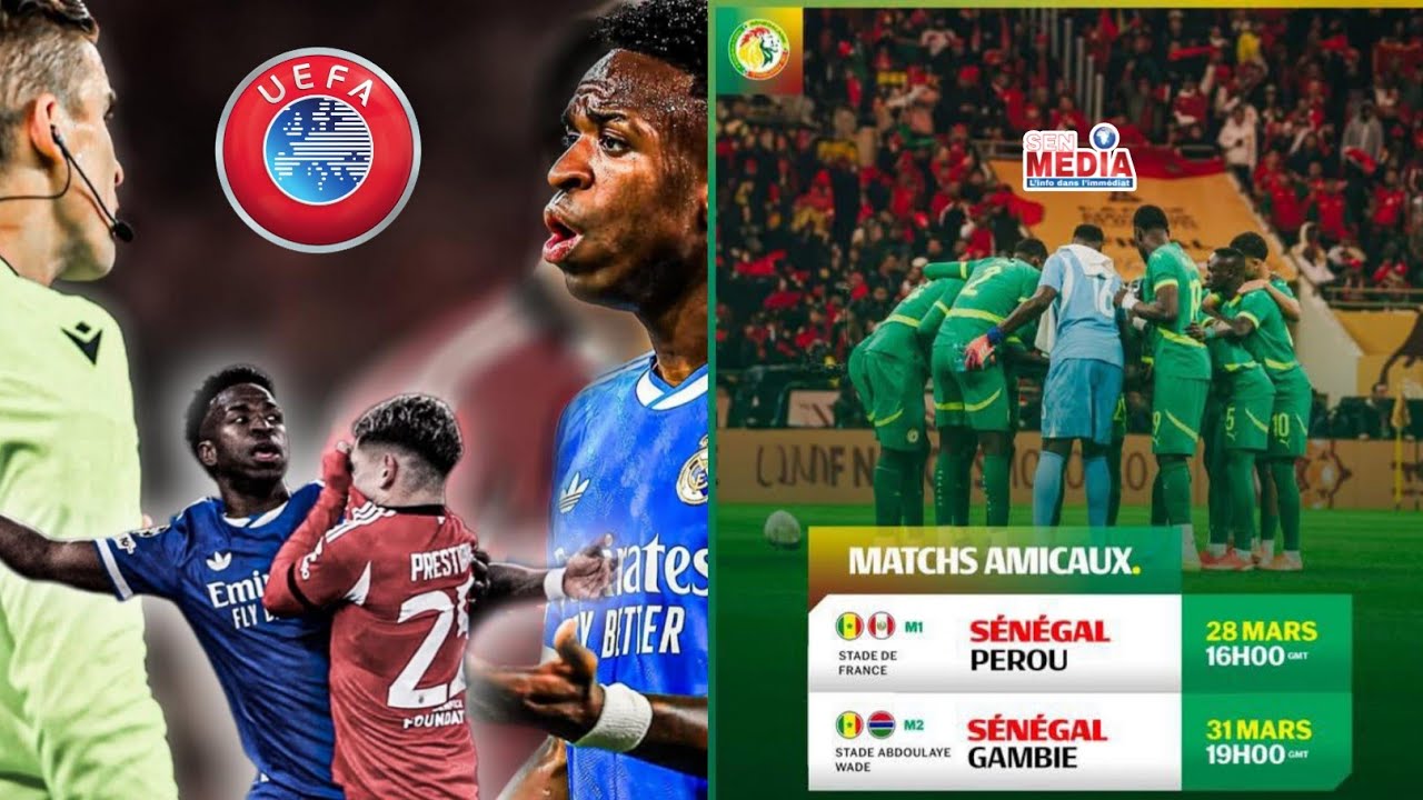 Uefa annonce des auditions sur le propose de Prestianni sur Bino - Habib Beye libéré- Senegal Gambie