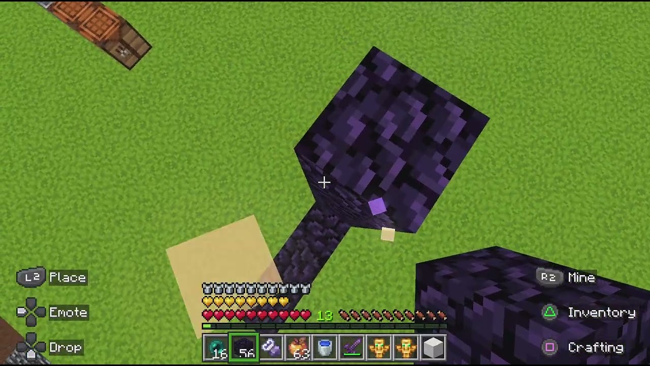 Minecraft flat world gameplay