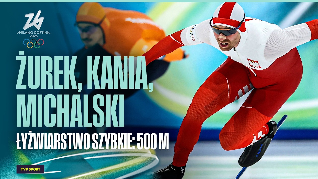 ŻUREK BYŁ O WŁOS OD MEDALU! JECHALI TEŻ MICHALSKI I KANIA | ŁYŻWIARSTWO SZYBKIE: 500 M