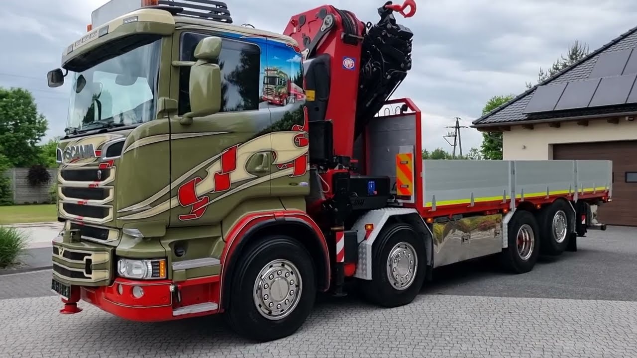 SCANIA R560 CRANE HMF 6020 K8 + WINCH