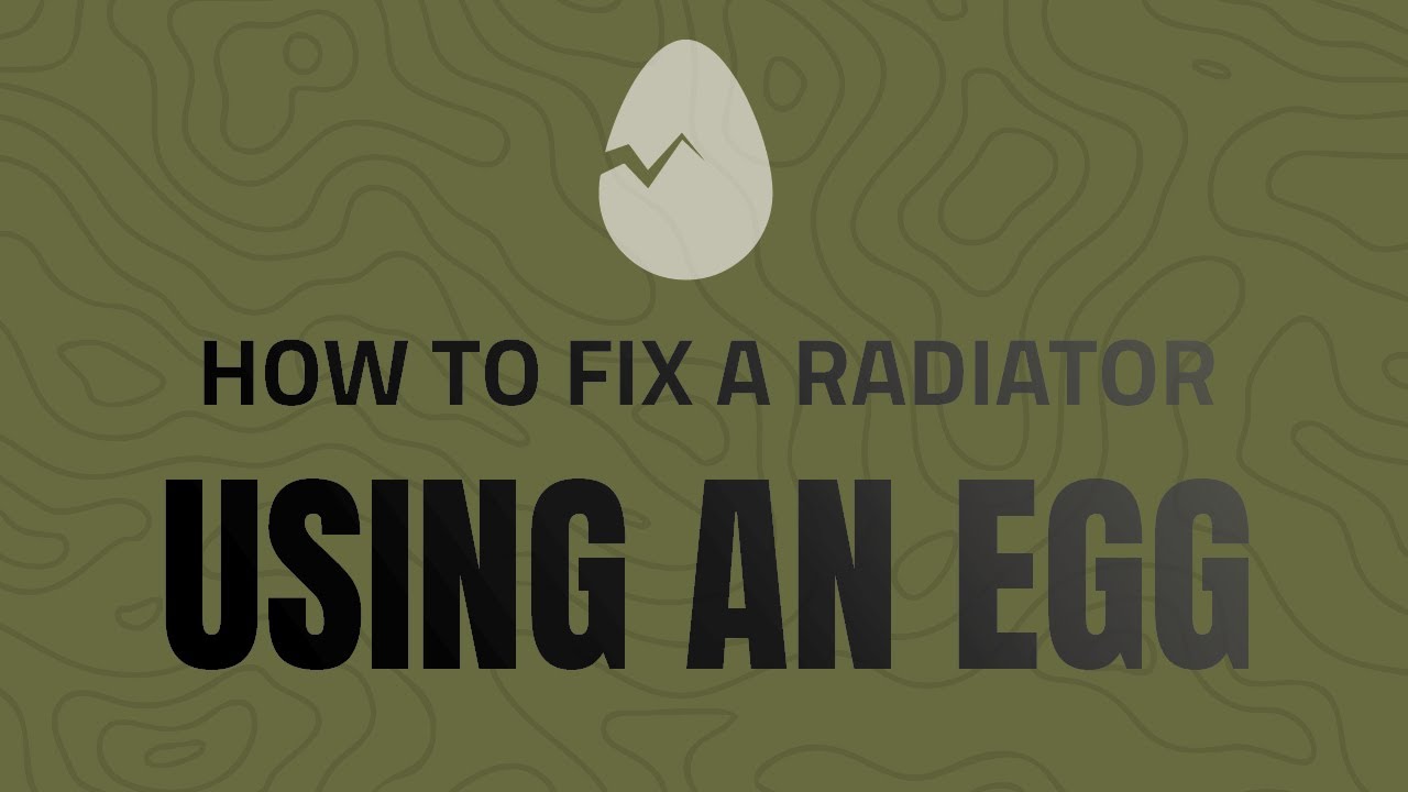 How to fix a Radiator using an Egg OPP Style!