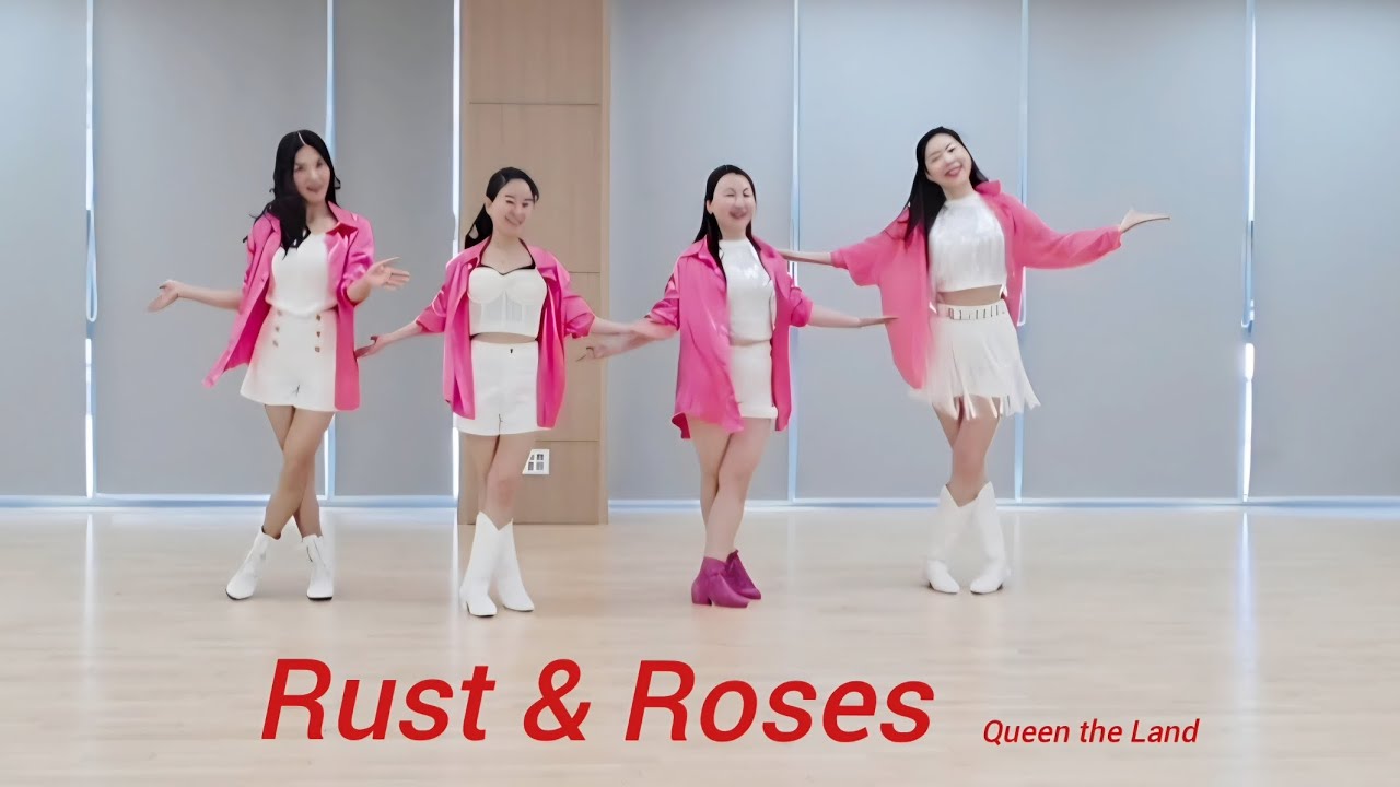 Rust & Roses Line Dance |Intermediate Rolling Count |Queen the Land Line Dance|경기광주라인댄스|#퀸더랜드Q 