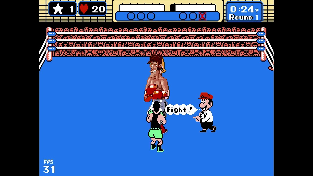 8-Bit Punch-Out with 16-bit graphics part 1 (DEMO)