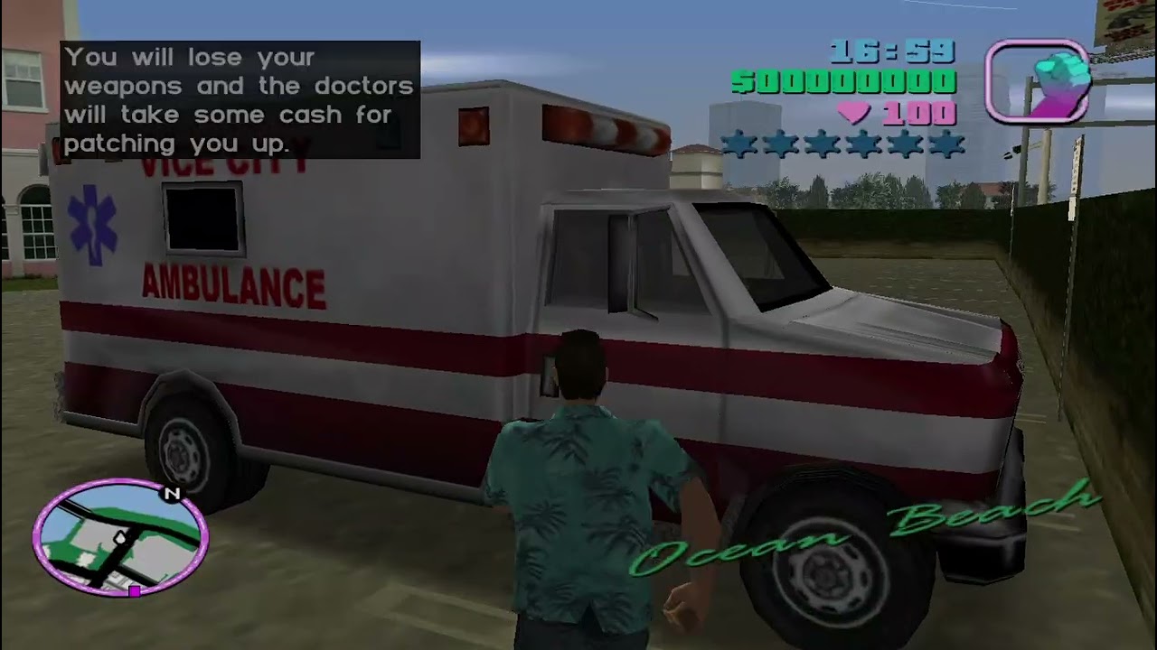 GTA VICE CITY AMBULANCE MISSION EP 2