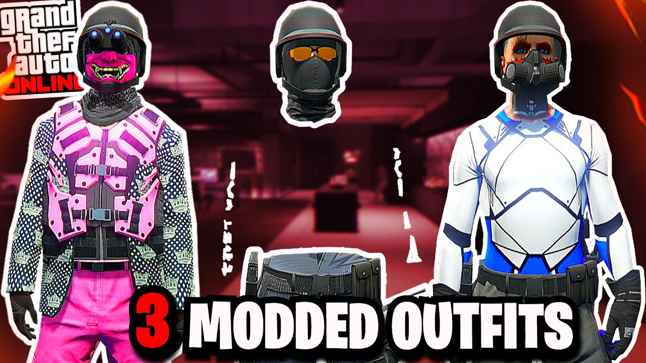Top 3 Conjuntos Modded Tryhards en 10 Minutos GTA online 