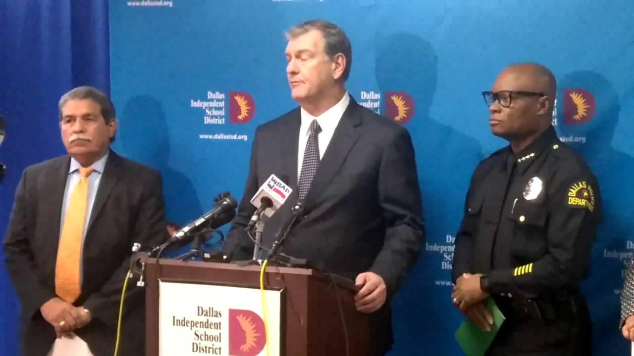 Press Conference: Bomb Threat DISD