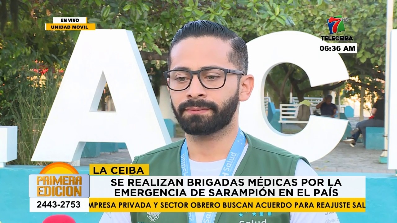 Se realiza brigadas médicas por la emergencia de sarampión en el país