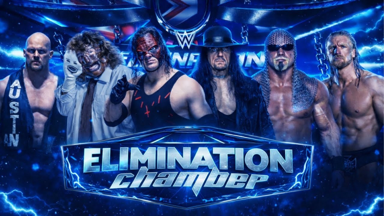 ELIMINATION CHAMBER HELL 💀 Kane vs Undertaker vs Stone Cold | WWE 2K25