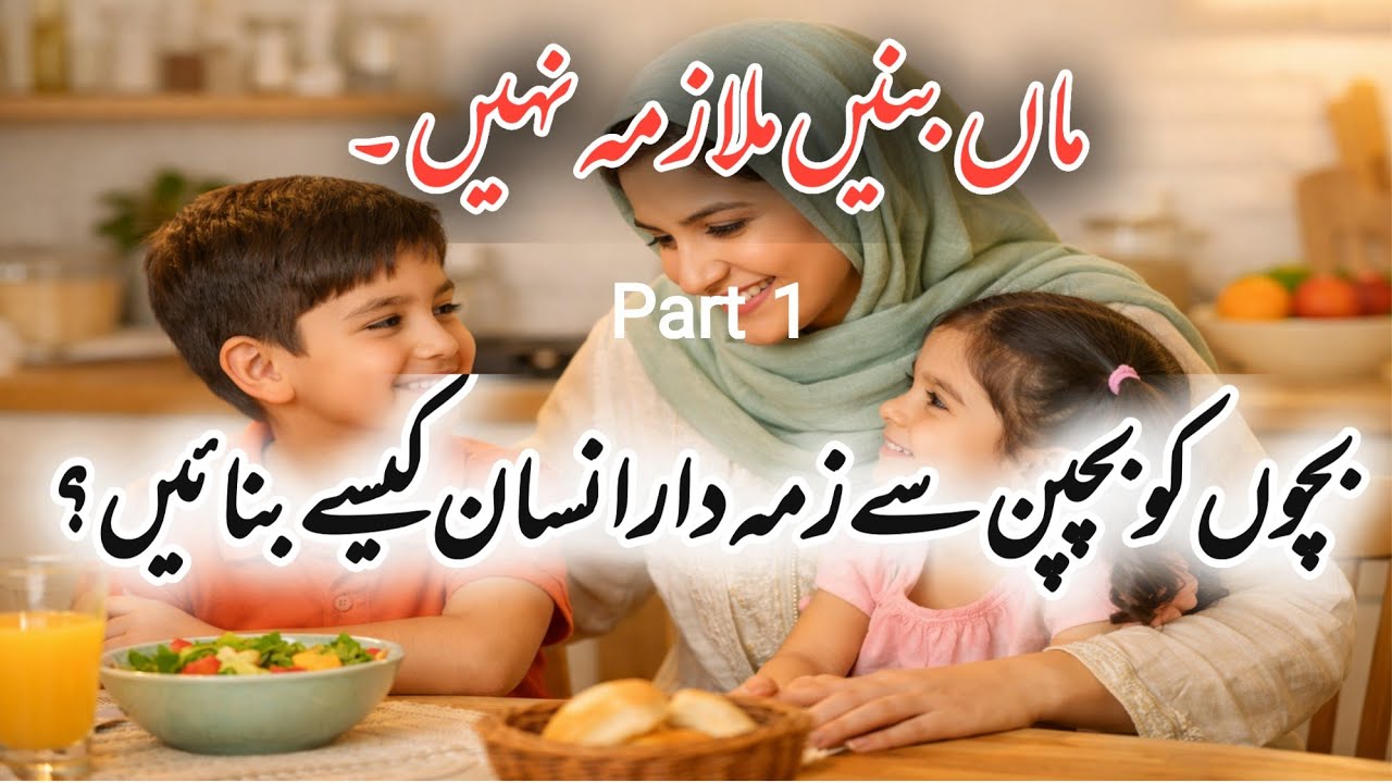 How to make children responsible human beings | Umme-Ahmad