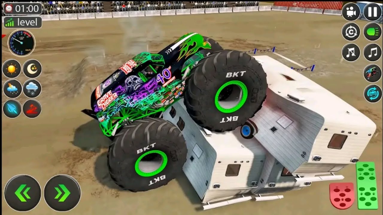 New Game  Monster Truck || 4x4 Monster Truck games || Android gameplay || 3D monster game #monster