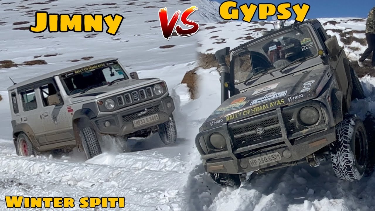 Jimny vs Gypsy | Extreme Snow Test | Winter Spiti 2024
