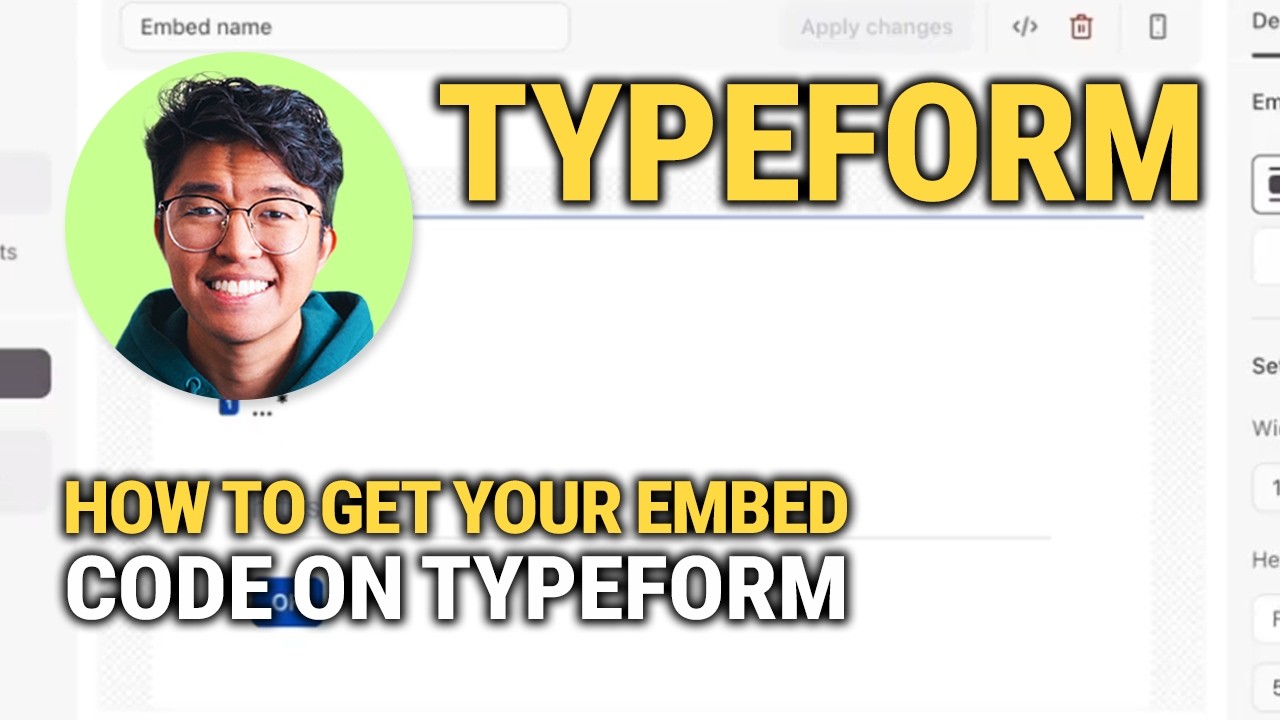 Как быстро разместить свой код для встраивания на Typeform!