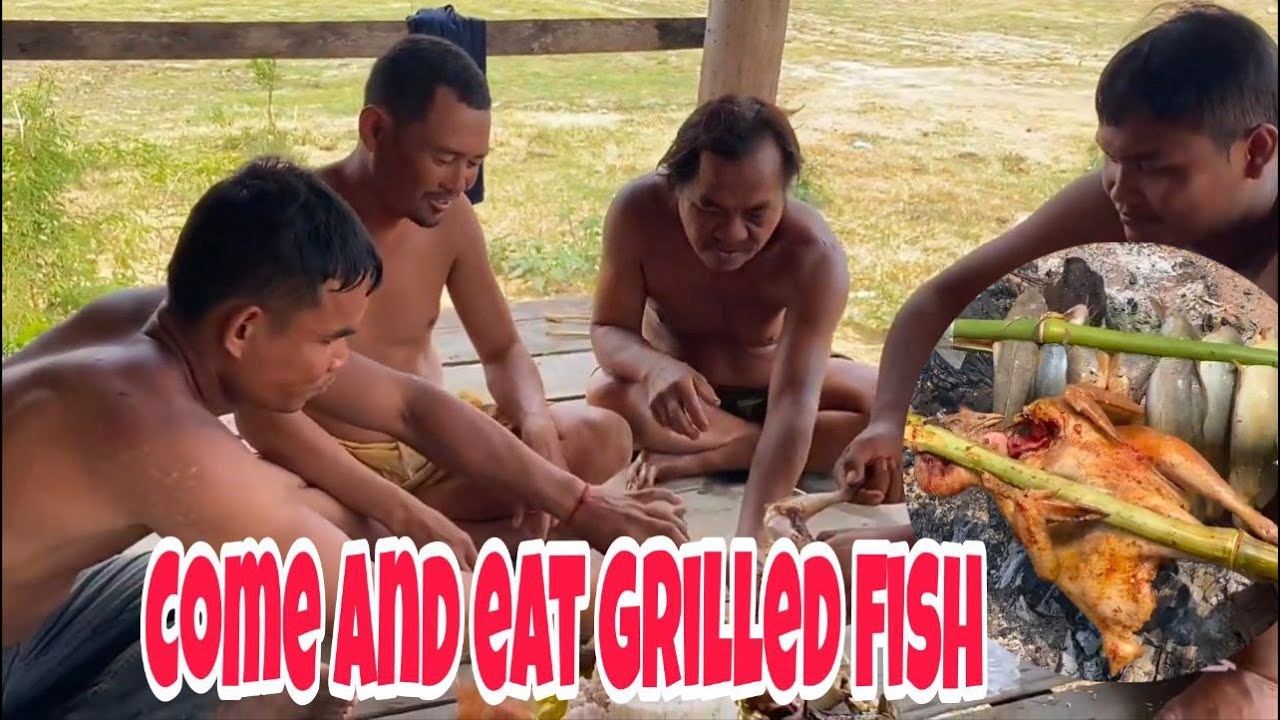 One day, I went fishing in the rice fields/ថ្ងៃមួយខ្ញុំបានទៅនេសាទនៅវាលស្រែ