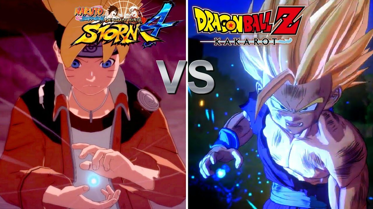 Dragon Ball Z Kakarot VS Naruto Shippuden Ultimate Ninja Storm 4 (Comparison)
