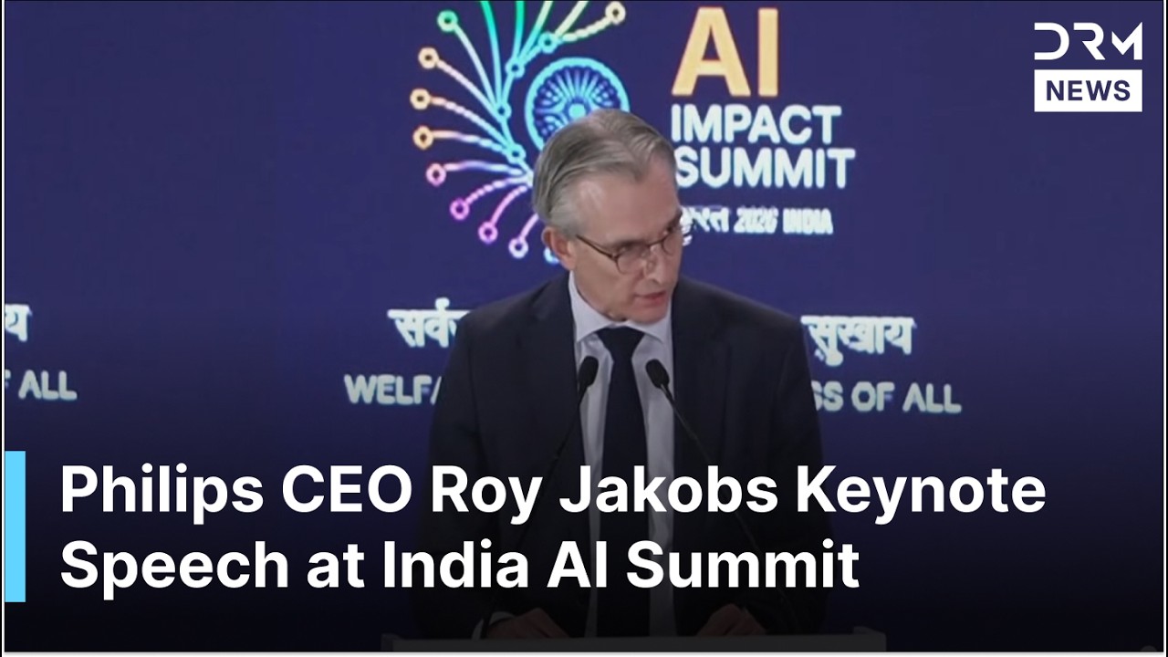 Philips CEO Roy Jakobs: “AI Will Have Its Biggest Impact in Healthcare” at India AI Summit | AI1G