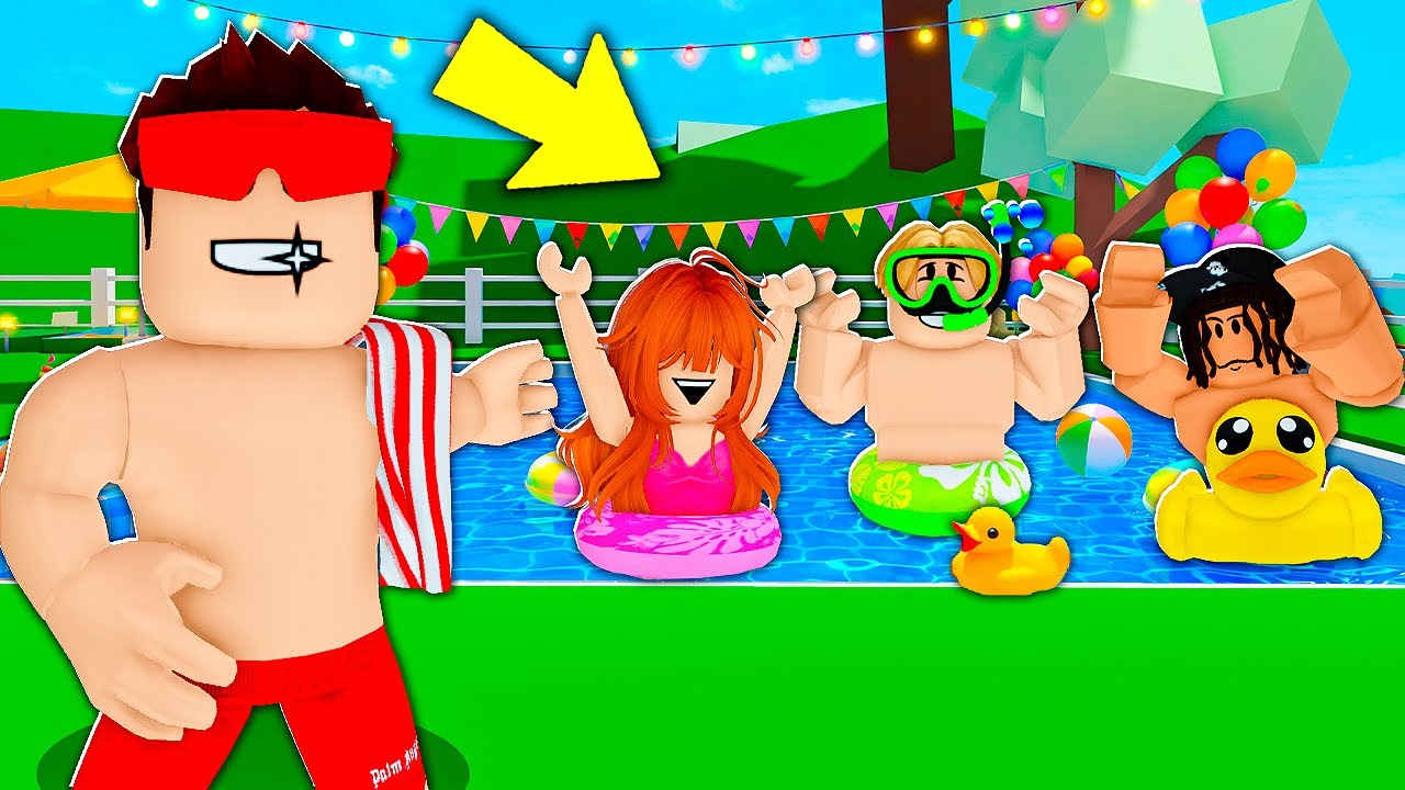 FIZ A MELHOR FESTA NA PISCINA DO BROOKHAVEN