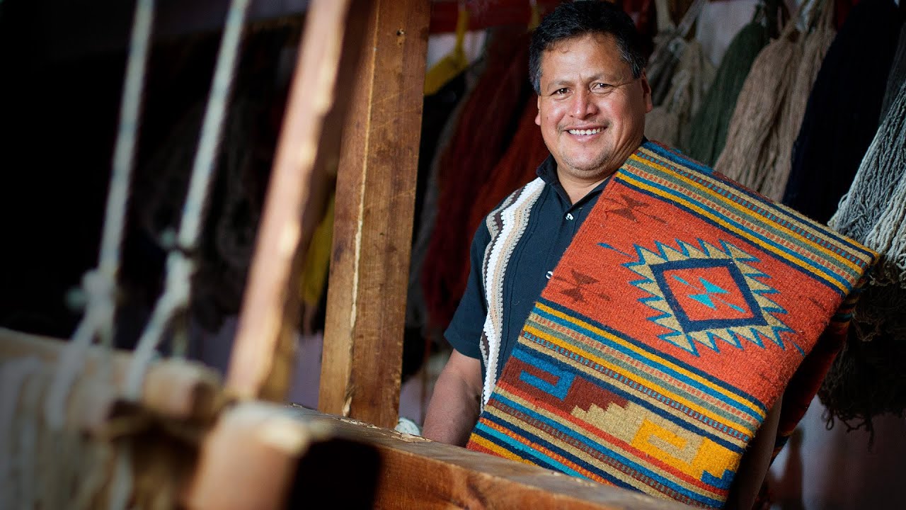How is it made? The Making Of A 'Rhombus Fire' Zapotec Wool Area Rug