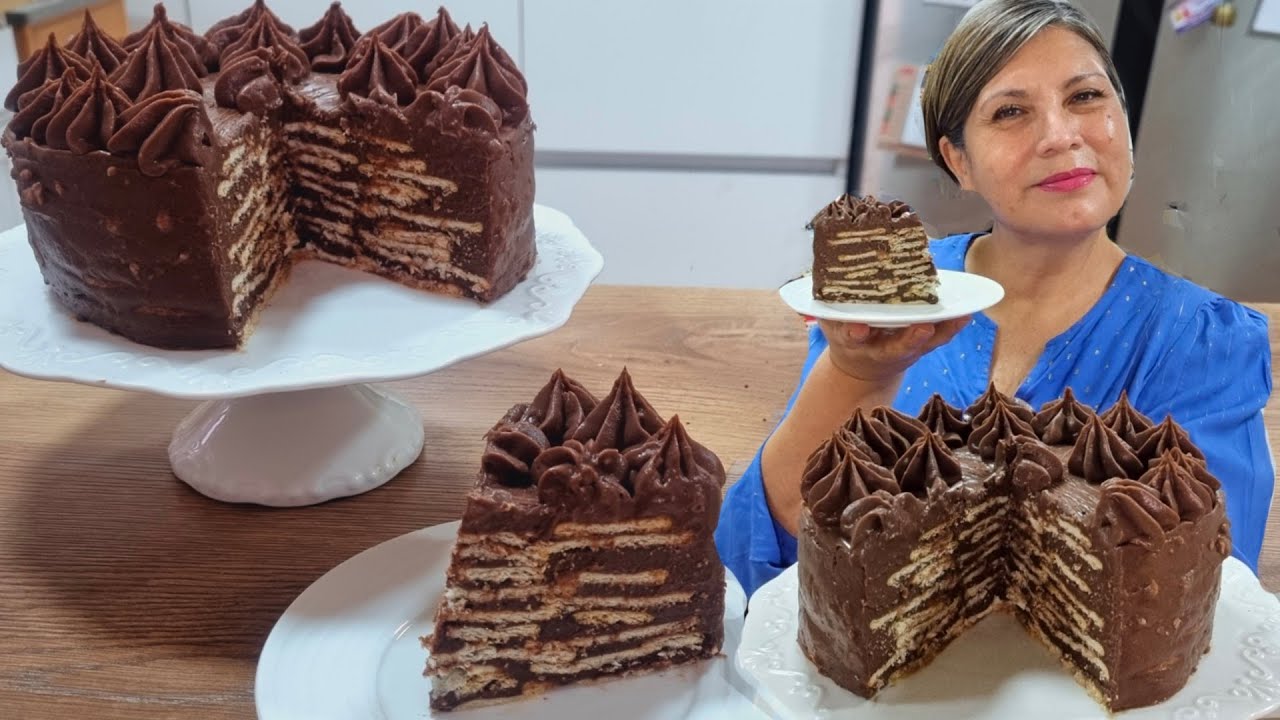 Torta Marquesa Cremosa de Chocolate - muy fácil para ti /Silvana Cocina