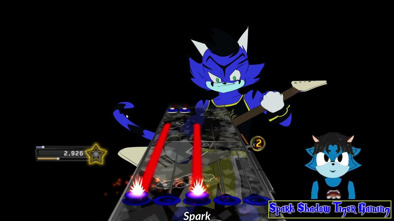 Sparky Plays Clone Hero Sweet Emotion FC Grind