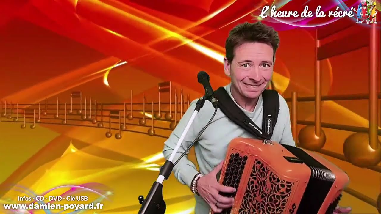 L'heure de la récré #372 - Damien POYARD - Accordéoniste - Chanteur.
