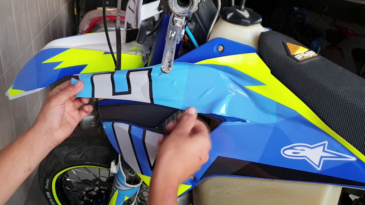 JAK OKLEIĆ MOTOCYKL | PROJEKT HUSABERG FE 501 SUPERMOTO