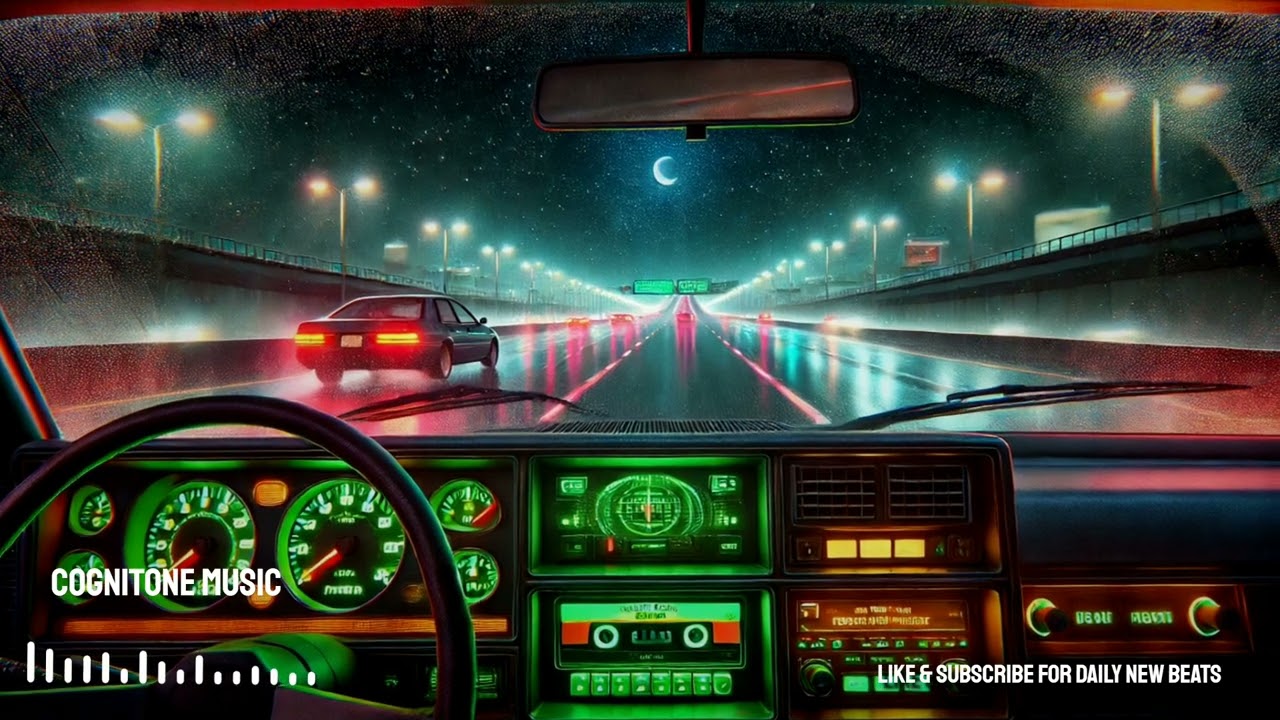 Neon Rain Reflections 🎧 Synthwave / Retrowave &ndash; 80s Rain Drive 🌧🚗💜🎵