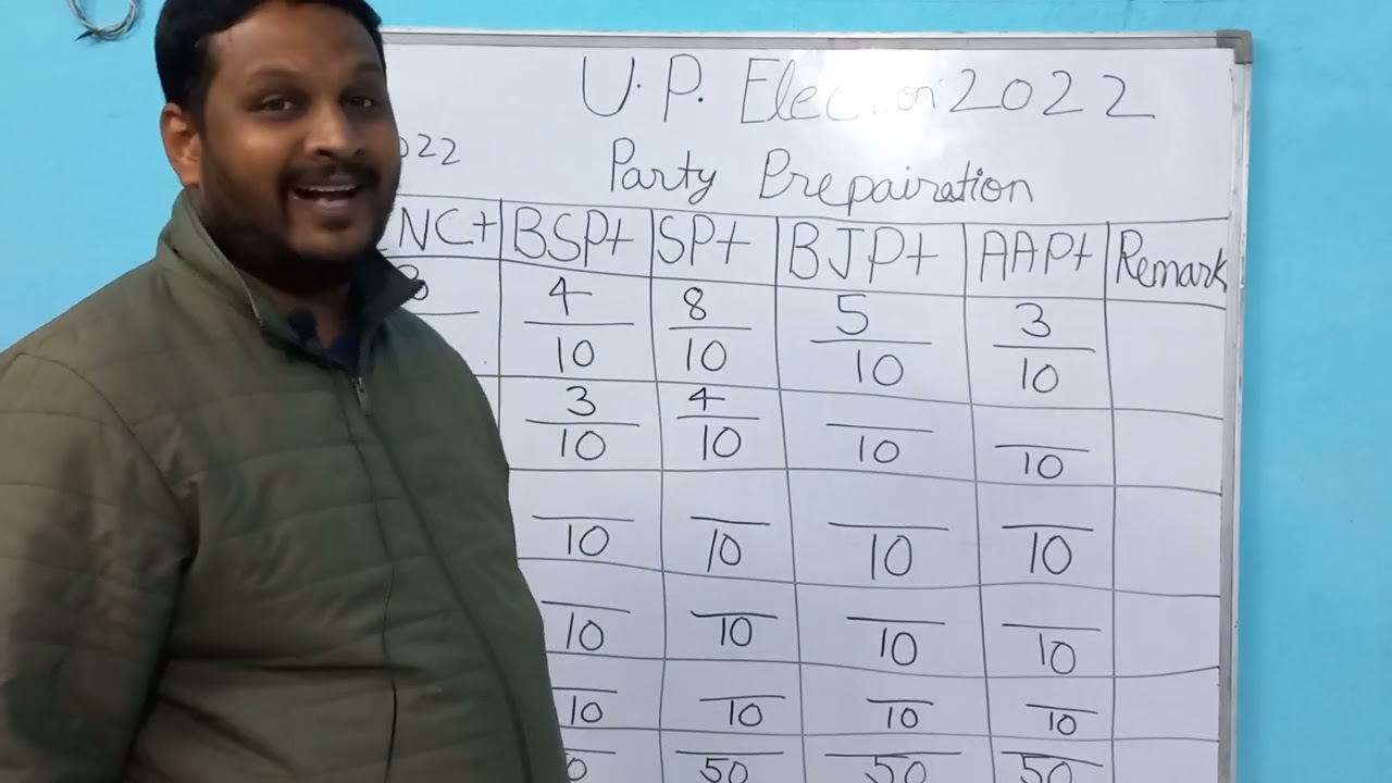 up election  party preparation